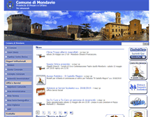Tablet Screenshot of comune.mondavio.pu.it